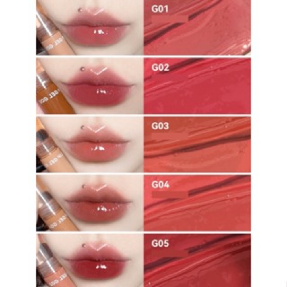 Son tint bóng Into You Syrup Lip Gel 2.4g căng bóng lên màu chuẩn