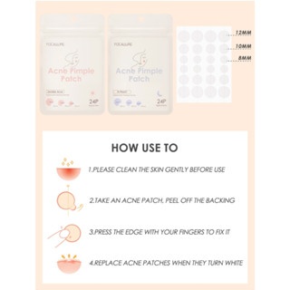 Miếng dán mụn Focallure Acne Pimple Patch FA186 2g bám dính chắn chắc chống thấm nước