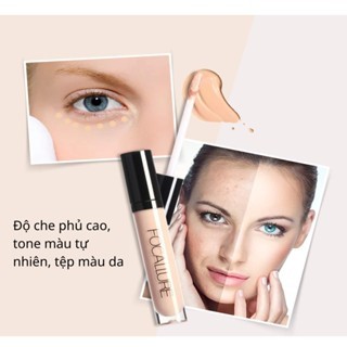 Kem che khuyết điểm dạng lỏng Focallure Liquid Concealer FA-52 6g giúp che phủ tốt mỏng nhẹ