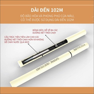 Bút kẻ mắt Focallure Superfine Liquid Eyeliner FA91 0.6g thiết kế đầu bút mảnh bền màu