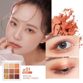 Bảng phấn mắt Focallure 9 ô Eyeshadow Palette FA167 9g trang điểm, tông màu thời thượng