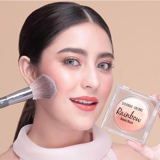 Phấn má Sivanna Color Rainbow Baked Blush HF370 12g giúp đôi má ửng hồng tự nhiên, tràn đầy sức sống