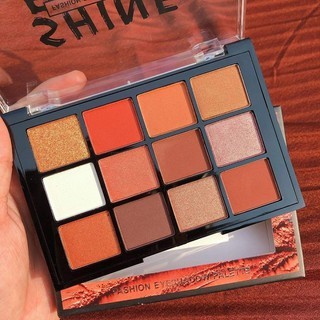 Bảng phấn mắt 12 ô Sivanna Shine Blast Fashionyeshadow Palette HF5015 30g đáp ứng mọi yêu cầu makeup