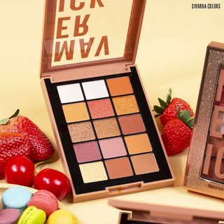 Bảng phấn mắt Sivanna Colors Maverick Eyeshadow Palette HF5026 20g lên màu chuẩn bám lâu