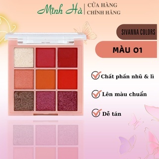 Phấn mắt Sivanna Colors Velvet Touch HF4030 9g là sự lựa chọn hoàn hảo cho đôi mắt