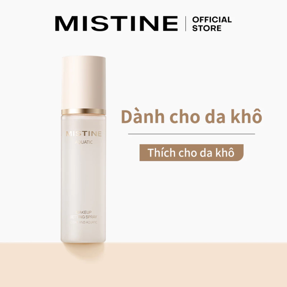 Xịt khóa nền Mistine Light Settting Spray 100ml mịn lì hiệu quả