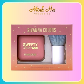 Phấn má hồng Sivanna Colors Sweety Just For You 5g lên màu chuẩn lâu trôi