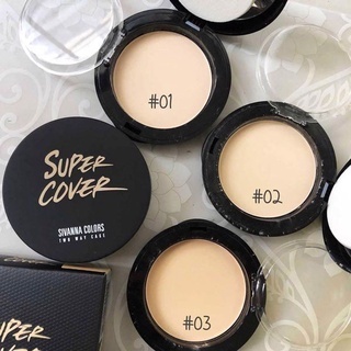 Phấn phủ Sivanna Super Cover Highest Wear Pact HF201 10g che phủ tốt lâu trôi