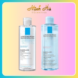 Nước tẩy trang giàu khoáng La Roche-Posay Micellar Water Ultra Sensitive Skin 400ml cho da thường và nhạy cảm