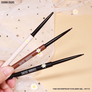 Gel kẻ mắt Sivanna Colors Fine Wateroof Eyeliner Gel HF772 1g chất gel mịn chống thấm nước