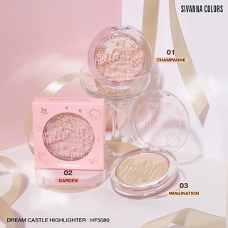 Phấn bắt sáng Sivanna Colors Dream Castle Highlighter HF5080 8g tạo điểm nhấn thu hút ánh nhìn