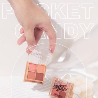 Bảng phấn mắt 4 ô Sivanna Color Pocket Candy Face Palette 9.6g chất mịn bám màu lâu trôi