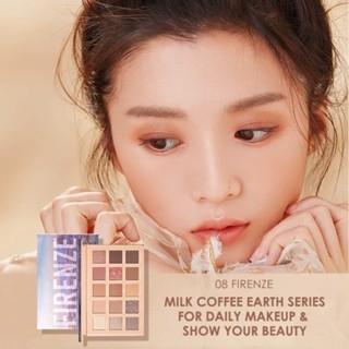 Phấn mắt Focallure FA100 Pan Eyeshadow Go Travel Palette 17.25g #08 chất phán mịn và bền màu