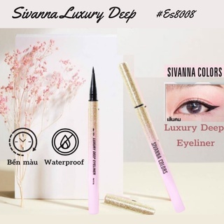 Kẻ mắt Sivanna Luxury Deep Es8008 0.6g cho đôi mắt to tròn, quyến rũ