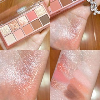 Phấn mắt Sivanna Colors Eyeshadow Palette Fox & Frog HF158 11g tông đào nhẹ nhàng