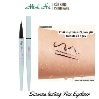 Kẻ mắt Sivanna Long Lasting Fine Eyeliner Make Up For Skin ES8016 0.1g khô nhanh bền màu