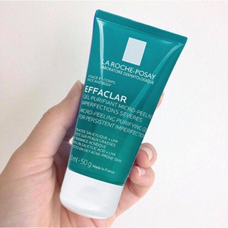 Gel rửa mặt & tắm La Roche-Posay Effaclar Micro-Peeling Purifying Gel 50ml làm sạch & giảm mụn
