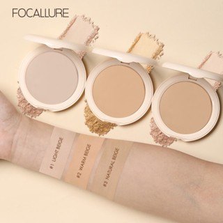 Phấn nền dạng nén Focallure FA155 #01 Light Beige 9g bổ sung vitamin C kiềm dầu