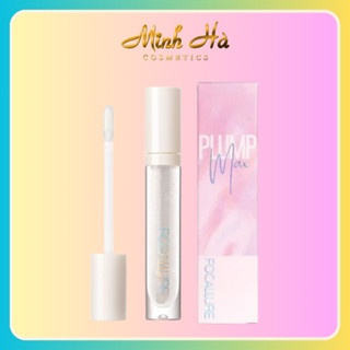 Son bóng nhũ Focallure Plump Max High Shine Lip Glow FA153 3g làm mềm môi, dưỡng ẩm môi
