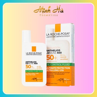 Sữa chống nắng La roche Posay Anthelios UVmune 400 Oil Control Fluid SPF 50+ PA++++ 50ml bảo vệ da ngăn chặn lão hóa