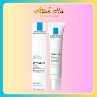 Kem dưỡng ngăn ngừa mụn La Roche-Posay Effaclar K(+) 40ml kiểm soát bã nhờn hỗ trợ giảm mụn