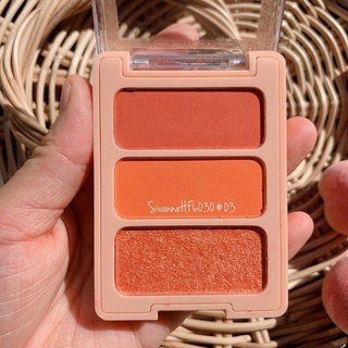 Má hồng Sivanna Colors Peach Pro Blush HF6030 4g vừa makeup cho cả má và mắt vô cùng tiện lợi