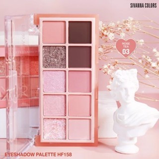 Phấn mắt Sivanna Colors Eyeshadow Palette Fox & Frog HF158 11g tông đào nhẹ nhàng