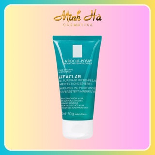 Gel rửa mặt & tắm La Roche-Posay Effaclar Micro-Peeling Purifying Gel 50ml làm sạch & giảm mụn