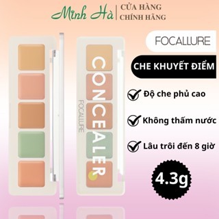 Kem che khuyết điểm Focallure FA172 5 màu 4.3g #01 giúp che khuyết điểm lâu trôi