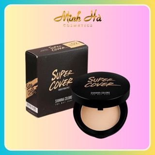 Phấn phủ Sivanna Super Cover Highest Wear Pact HF201 10g che phủ tốt lâu trôi