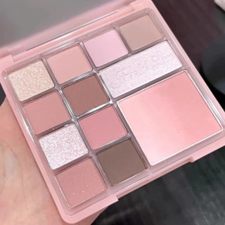 Phấn mắt 12 ô Hold Live Floral Color Pink Mist 15g chất phấn mịn dễ tán bền màu