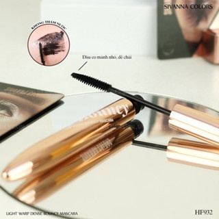 Mascara Sivanna Colors Light Warp Dense Bouncy Mascara HF932 3.5g làm tơi và dài mi