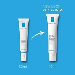 Kem dưỡng ngăn ngừa mụn La Roche-Posay Effaclar K(+) 40ml kiểm soát bã nhờn hỗ trợ giảm mụn