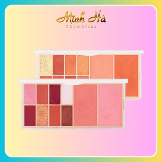 Bảng phấn mắt và má hồng Sivanna Colors Infatuated Pro Palette HF5021 10g chất phấn mịn bám màu tốt