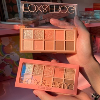 Phấn mắt Sivanna Colors Eyeshadow Palette Fox & Frog HF158 11g tông đào nhẹ nhàng