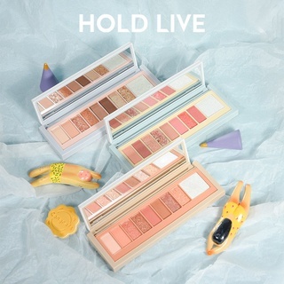 Phấn mắt Hold Live Cute Little Milk Dog 9 ô 11.4g cho đôi mắt thêm rạng rỡ thiết kế cực xinh xắn kèm theo gương tiện lợi