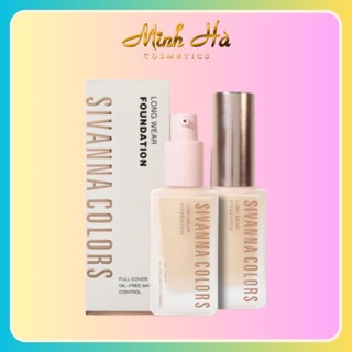 Kem nền Sivanna long wear foundation HF5087 35g mỏng nhẹ cùng độ che phủ cao