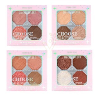 Phấn mắt Sivanna Colors Choose Happy Eye Shadow Palette HF170 8g chất phấn mịn bám lâu dễ tán