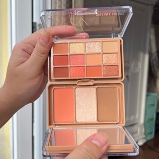 Bảng phấn mắt Sivanna Colors 12 ô Soft Blurring HF620 26.4g chất phấn mịn dễ tán