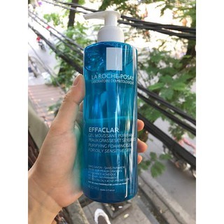 Gel rửa mặt La Roche Posay Effaclar Purifying Foaming Gel Cleanser 50/200ml/400ml cho da dầu nhạy cảm nhẹ nhàng làm sạch da