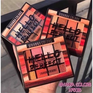 Phấn mắt, tạo khối hai tầng Sivanna Colors Hello Perfect Eyeshadow & Contour HF5016 thiết kế tiện lợi che phủ tốt