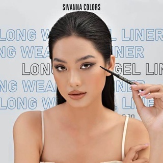 Kẻ mắt Sivanna Long Wear Gel Eyeliner Pen Black 0,5g giúp bạn sở hữu đôi mắt to tròn