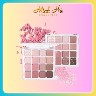 Bảng phấn mắt 16 ô HOLD LIVE Sunset Magic Eyeshadow 19.2g lấp lánh ánh nhũ lì