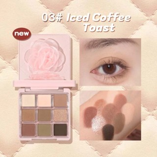 Bảng phấn mắt 9 ô Hold Live Small Fragrant Eyeshadow Palete #03 xinh xắn bền màu