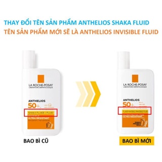 Sữa chống nắng La Roche-Posay Anthelios UVMune 400 Invisible Fluid SPF50+ 50ml vạch vàng cho da nhạy cảm