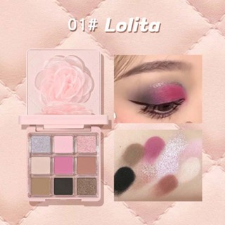 Bảng phấn mắt 9 ô Hold Live Small Fragrant Eyeshadow Palete #03 xinh xắn bền màu