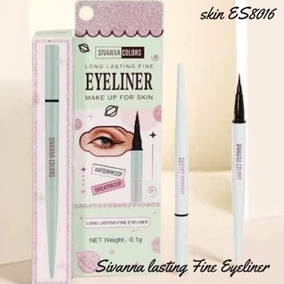 Kẻ mắt Sivanna Long Lasting Fine Eyeliner Make Up For Skin ES8016 0.1g khô nhanh bền màu