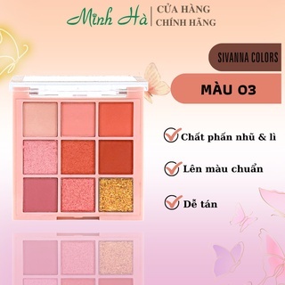 Phấn mắt Sivanna Colors Velvet Touch HF4030 9g là sự lựa chọn hoàn hảo cho đôi mắt