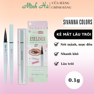 Kẻ mắt Sivanna Long Lasting Fine Eyeliner Make Up For Skin ES8016 0.1g khô nhanh bền màu
