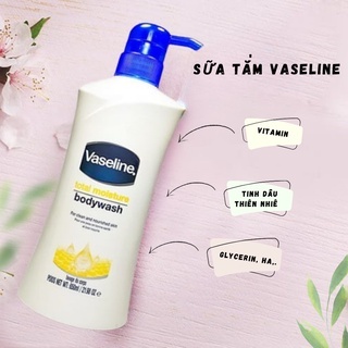 Sữa tắm Vaseline Total Moisture Body Wash 1000ml giúp làm sạch cơ thể, mềm da và mang lại cảm giác thư giãn dễ chịu